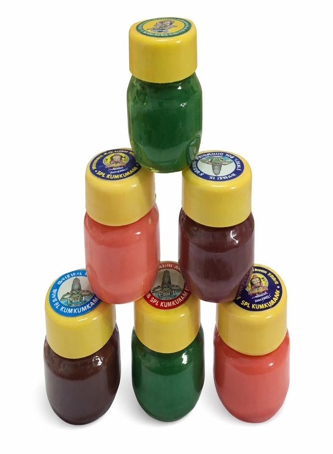 BEAUTY TOOL Thalampoo multicolor Kubera Kumkum for Women & Girls (PACK OF 6) Premium Quality Best Gift
