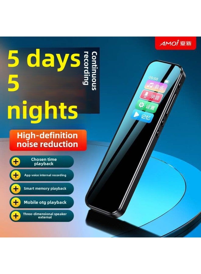 Xia Xin Recording Pen A900 Long Endurance Standby Professional HD Noise Reduction Large Capacity Portable Portable Recorder-Body Color:Ultra-long Battery Life Version [5 Days And 5 Nights Of Continuous Recording + Voice Control + Timing + Internal Recording]-Memory Capacity:32gb (can Store About 144 Hours Of Recording)