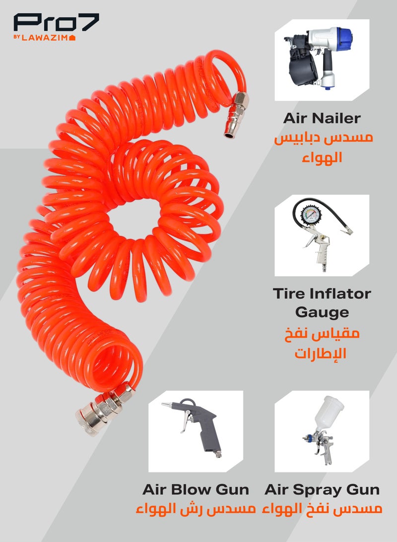 LAWAZIM Pro7 PU Air Compressor Hose 5x8mm - 10m - Image 4