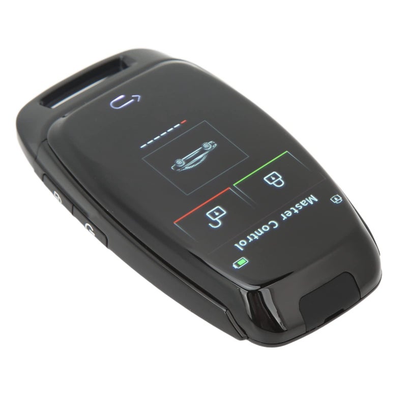 Smart Remote Car Key With LCD Display Keyless Entry System For Vehicle Security Black - Image 5