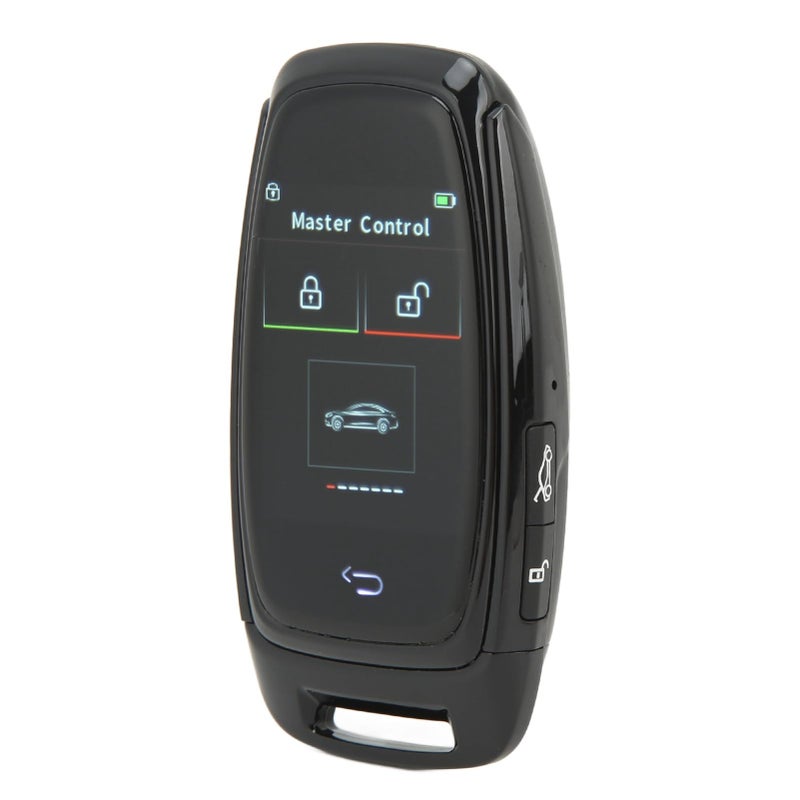 Smart Remote Car Key With LCD Display Keyless Entry System For Vehicle Security Black - Image 4