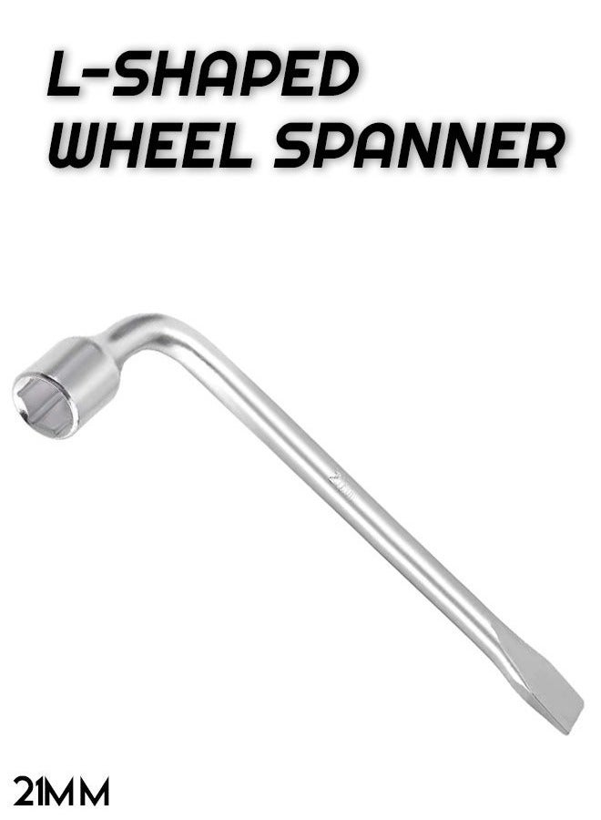 مفتاح عجلات عالي التحمل مقاس 21 مم بطول 295 مم وسمك 15 مم لتعزيز عزم الدوران والمتانة - Image 1