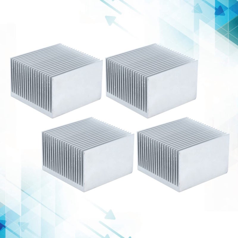 WALFRONT 4pcs Aluminum Heatsink Cooling Fins Common for CPU Chips and Power Modules Without Adhesive - Image 5