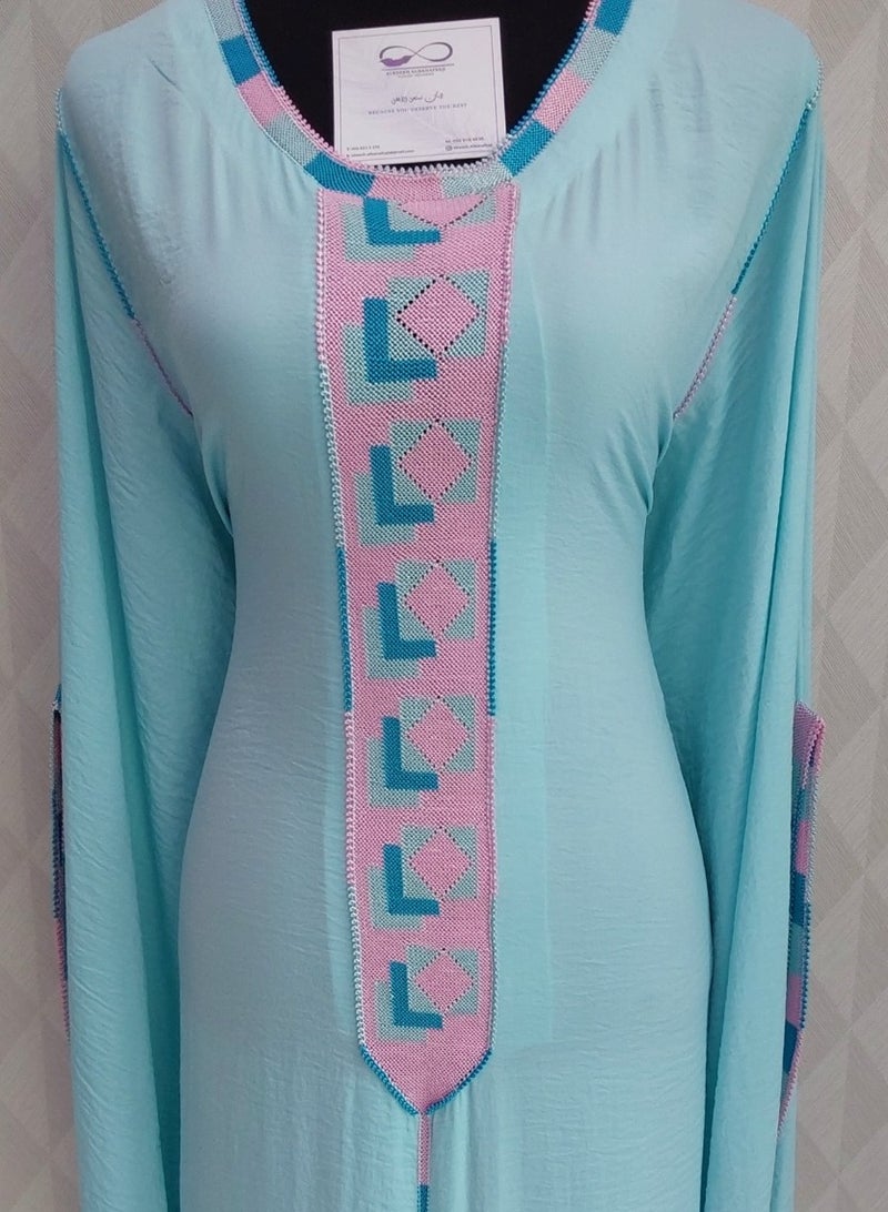 ALREESH ALBANAFSAJI DRESS blue