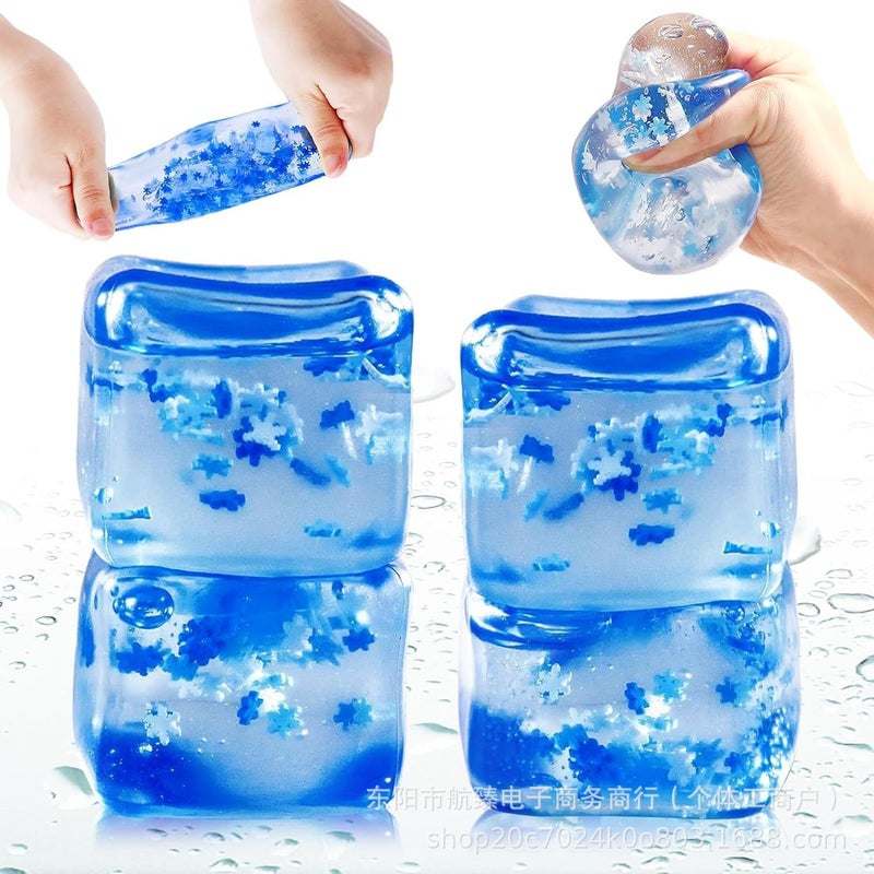 Squishy Stress Relief Toy Ice Cube - Image 2
