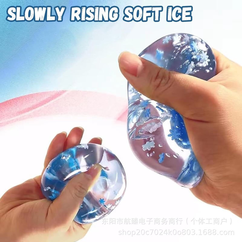 Squishy Stress Relief Toy Ice Cube - Image 1