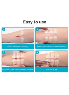 3 Pcs Zip Stitch Wound Closure Device Emergency Zipstitch Laceration Kit Bandages with sterile Strips Painless Laceration Repair Without Stitches Wound Care First Aid - pzsku/ZB0C7455B5FBC2D694333Z/45/_/1732783414/428fdc52-801e-48d9-86a2-76a60b817df8