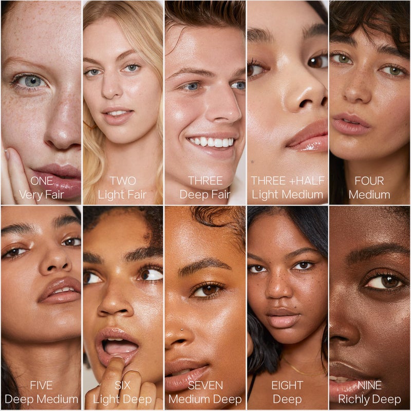 Saie Slip Tint Tinted Moisturizer with SPF 35 - Light Coverage, Glowy Skin Tint & Mineral Sunscreen for Face with Hydrating Hyaluronic Acid - Summer Makeup Essential - Shade One (1.35 oz) - Image 5