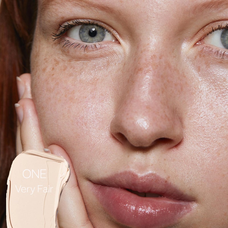 Saie Slip Tint Tinted Moisturizer with SPF 35 - Light Coverage, Glowy Skin Tint & Mineral Sunscreen for Face with Hydrating Hyaluronic Acid - Summer Makeup Essential - Shade One (1.35 oz) - Image 4