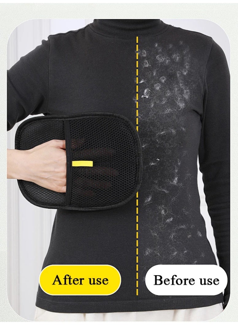 قفازات إزالة شعر الحيوانات الأليفة للكلاب والقطط – قفاز قابل لإعادة الاستخدام لتنظيف الشعر والعناية بالفراء - Image 2