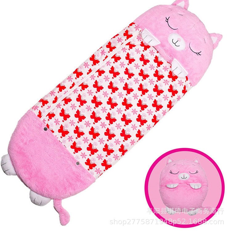 Explosions Sleeping Bag Children'S Cartoon Animal Pillow Sleeping Bag Camping Sleeping Bag - Image 1