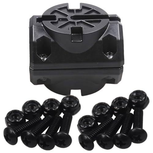 Yubunt Kayak Rail Adapter Fishing Accessories, Rail Adapter Replacement Parts, Compatible with Hobie H and MightyMount Duo Rails(Black 2 Set) - Image 4