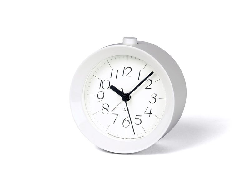 Remnos Alarm Clock Analog Riki Alarm Clock White WR0914 WH Lemnos