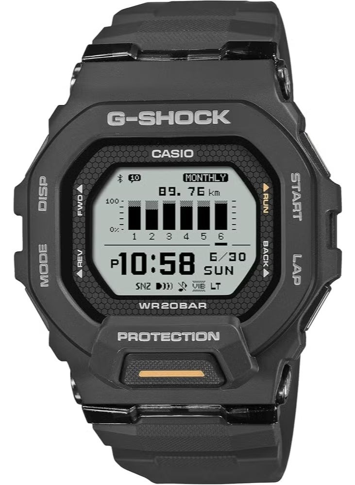 CASIO G-shock Digital Black Resin Band Men's Watch GBD-200-1A1DR - 48.4 × 45.9 × 15 mm - Image 1