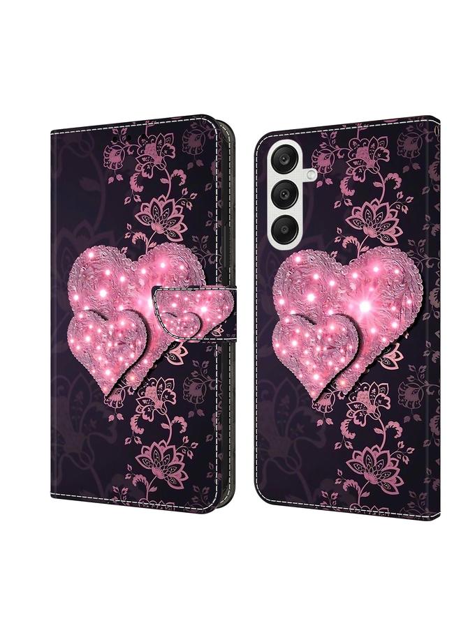 S-TOP Case For Samsung Galaxy A35 5G Crystal 3D Shockproof Protective Leather Phone Case - Image 1