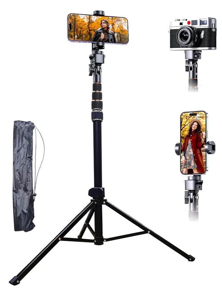 حامل ثلاثي القوائم NeePho NP-3180S للكاميرا الاحترافية بزاوية 360 درجة مع قفل قلاب ثابت وأرجل من سبائك الألومنيوم - أسود - Image 1