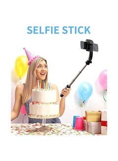 KASTWAVE Selfie Stick Gimbal Stabilizer,Portable Handheld Gimble with Tripod & Remote for Cell Phone Camera & Android Smartphone Recording Video & Vlogging  - Image 5