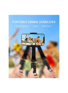 KASTWAVE Selfie Stick Gimbal Stabilizer,Portable Handheld Gimble with Tripod & Remote for Cell Phone Camera & Android Smartphone Recording Video & Vlogging  - Image 4