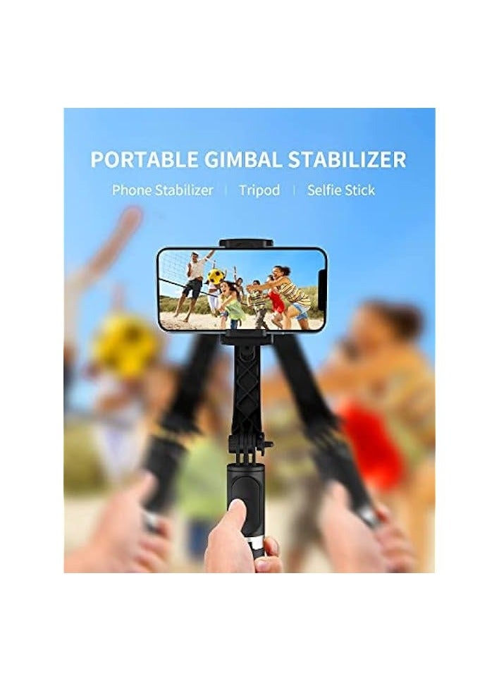 KASTWAVE Selfie Stick Gimbal Stabilizer,Portable Handheld Gimble with Tripod & Remote for Cell Phone Camera & Android Smartphone Recording Video & Vlogging - Image 4