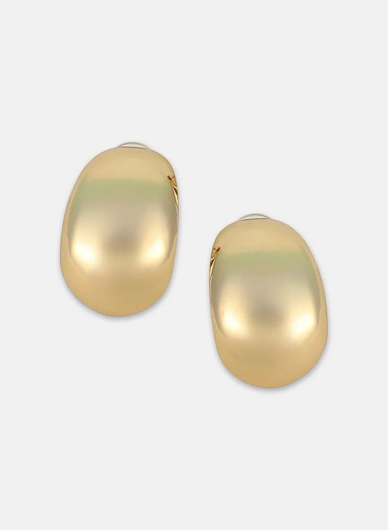 SOHI SOHI Women The Lamella Hoop Earrings | California  Colour | One-Size | Metallic Alloy Material | Push Back Closure | Earrings For Casual & Evening Wear