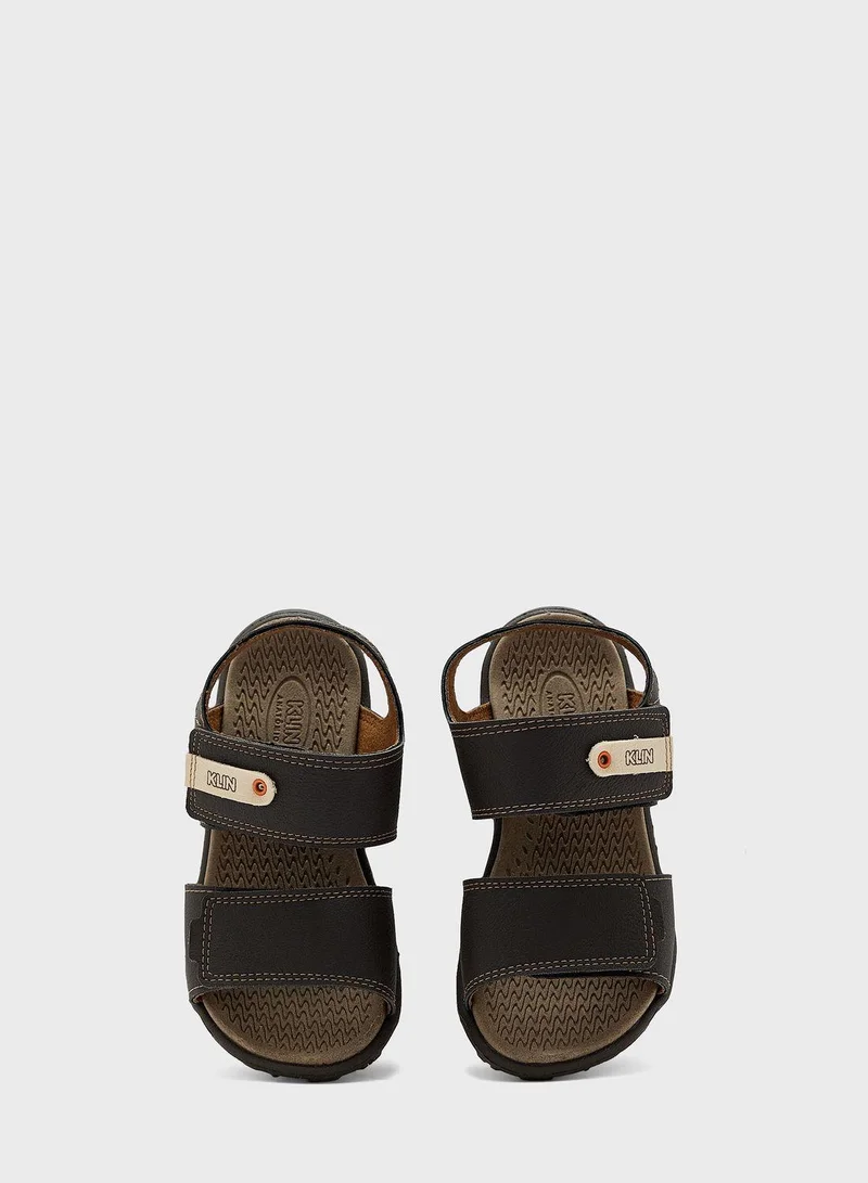 Klin Kids Logo Velcro Sandals