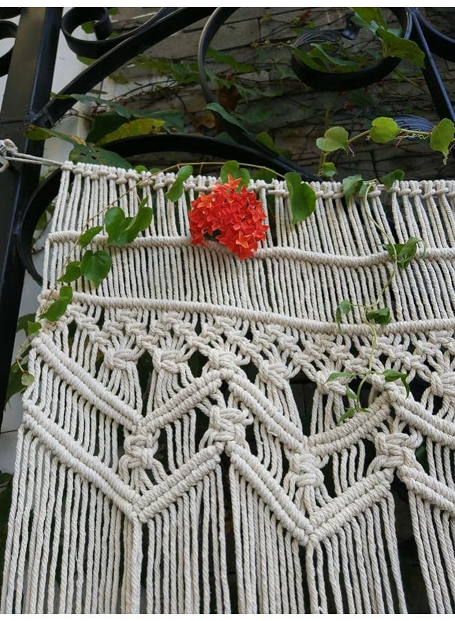 انتيكيانو ستارة مكرمية – ديكور يدوي من القطن – المقاس 100×180 سم - Image 3