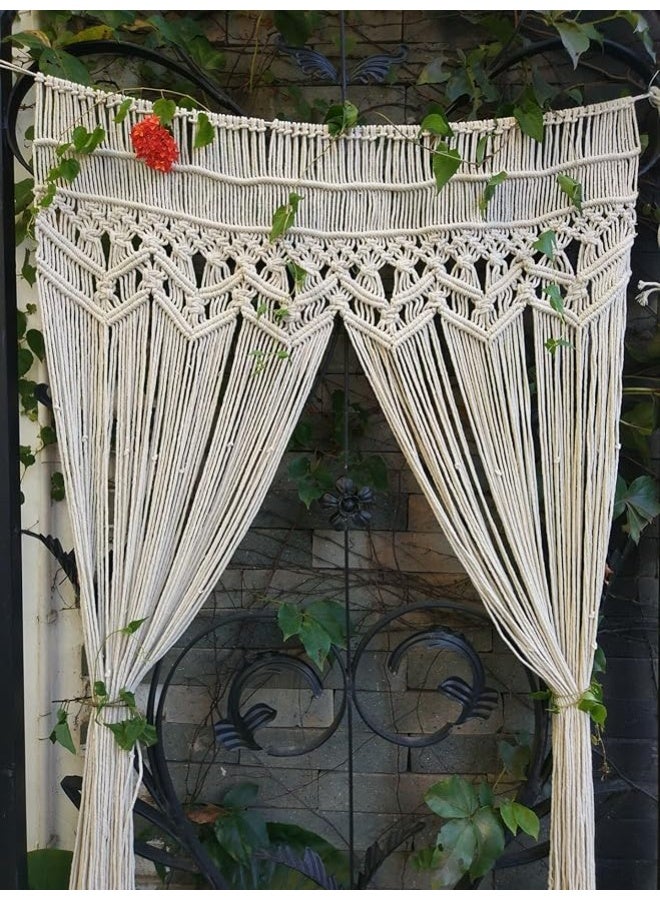 انتيكيانو ستارة مكرمية – ديكور يدوي من القطن – المقاس 100×180 سم - Image 1