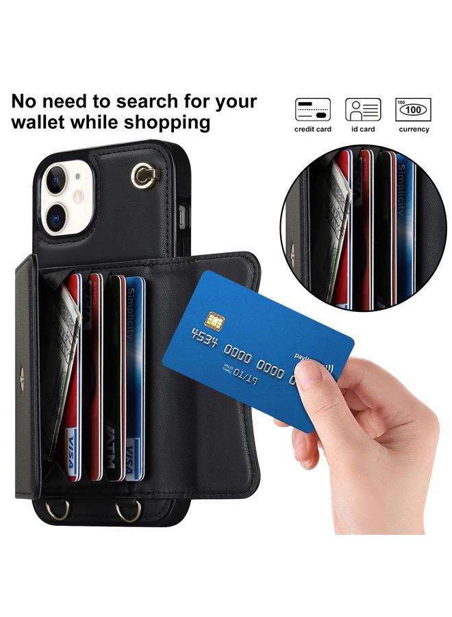 S-TOP Case For iPhone 11 RFID Card Slot Phone Case with Long Lanyard - Image 2