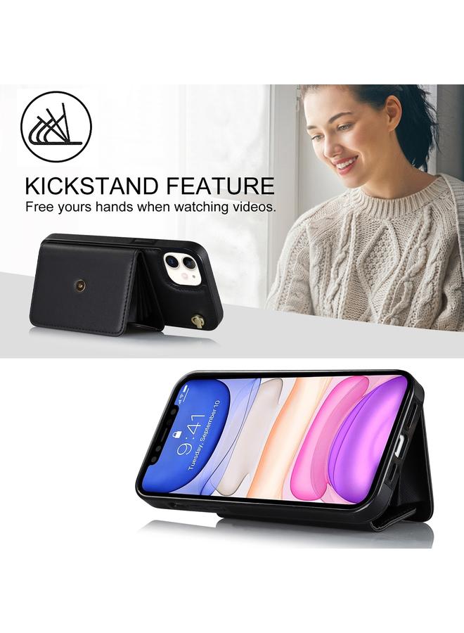 S-TOP Case For iPhone 11 RFID Card Slot Phone Case with Long Lanyard - Image 5