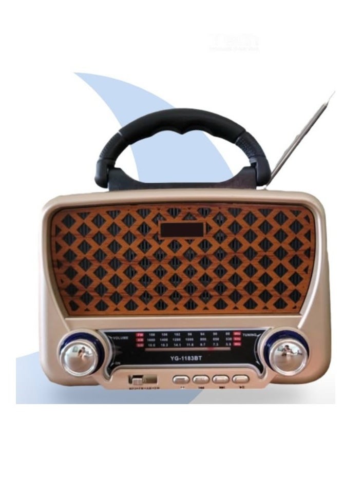 Denx HI-FI RADIO FM/AM/ 3 BAND RADIO USB/TF/BT PLAYER  - Image 3