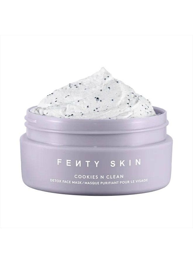 Fenty Skin Cookies&Clean Whipped Clay Detox Face Masque with Salicylic Acid, 2.5 Ounce (Pack of 1) 