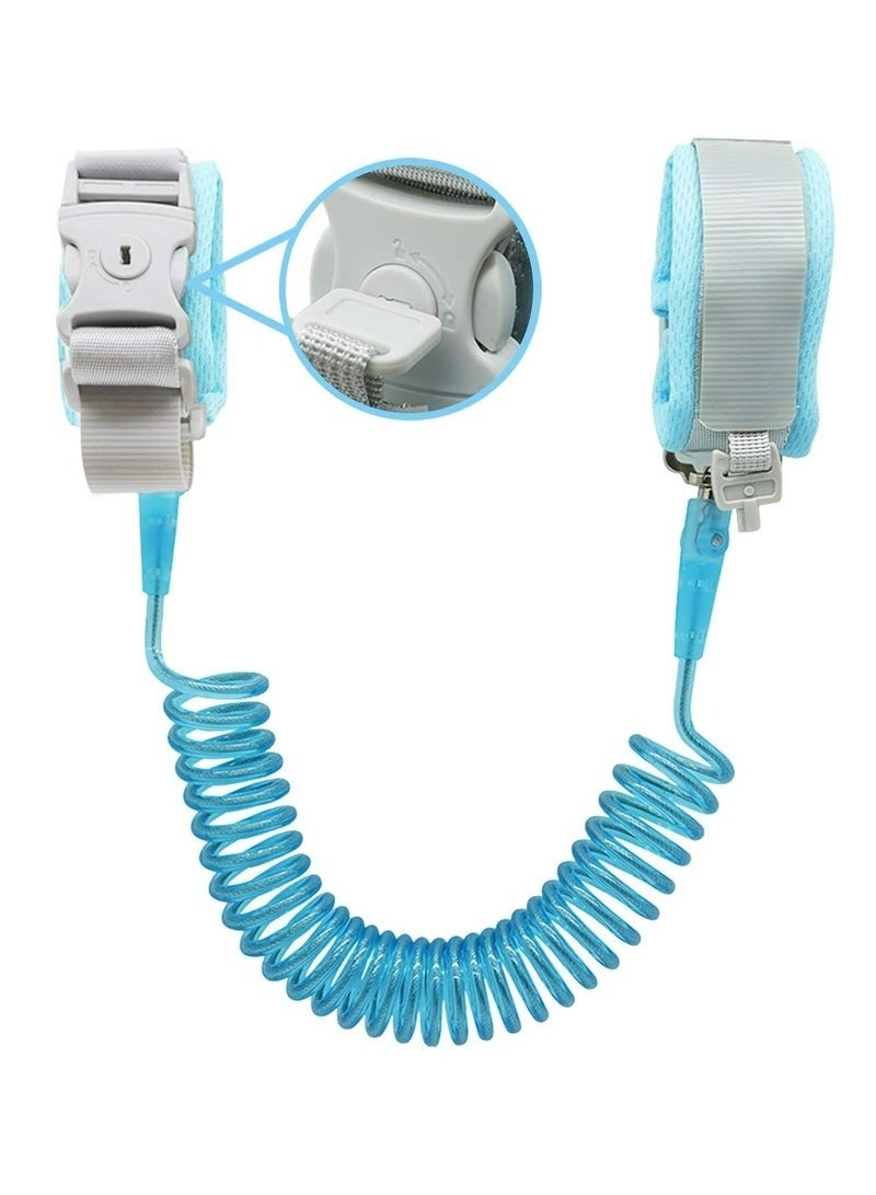 Anti-Lost Wrist Link for Toddlers Safety Harness with Lock and Key 360 Degree Rotating Reflective Leash for Travel and Crowded Places - Image 2