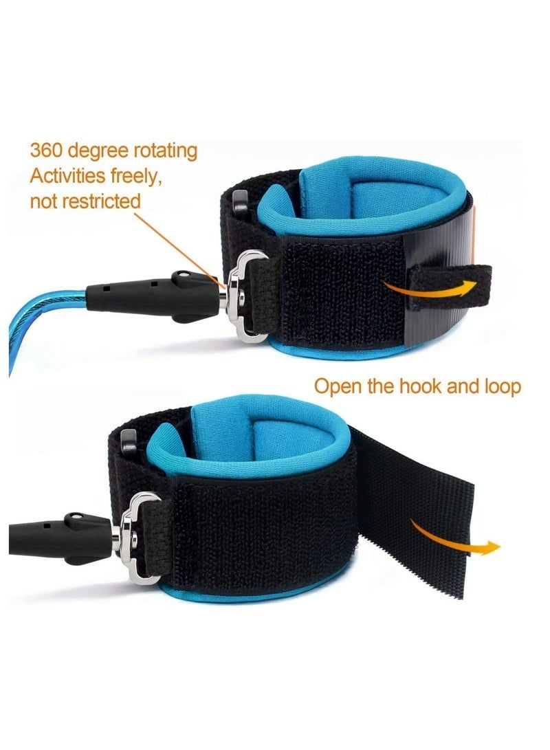 Anti-Lost Wrist Link for Toddlers Safety Harness with Lock and Key 360 Degree Rotating Reflective Leash for Travel and Crowded Places - Image 5