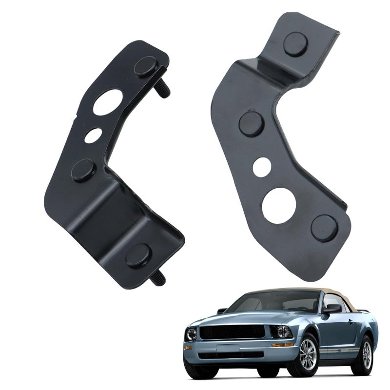 ANTUKO Front Bumper Bracket Set Left and Right Side Support Replacement for 2005 2006 2007 2008 2009 Mustang FO1066166 FO1067166