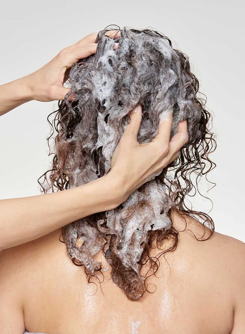 Milk Shake بلسم كيرل باسشن مع زيوت براكاكسي وباباسو العضوية - بلسم خالي من البارابين للشعر المجعد - تركيبة مرطبة، مضادة للتجاعيد، مريحة ومحددة مع بروتينات الكينوا والحليب لتجاعيد مرنة وطويلة الأمد، 1 لتر - Image 3