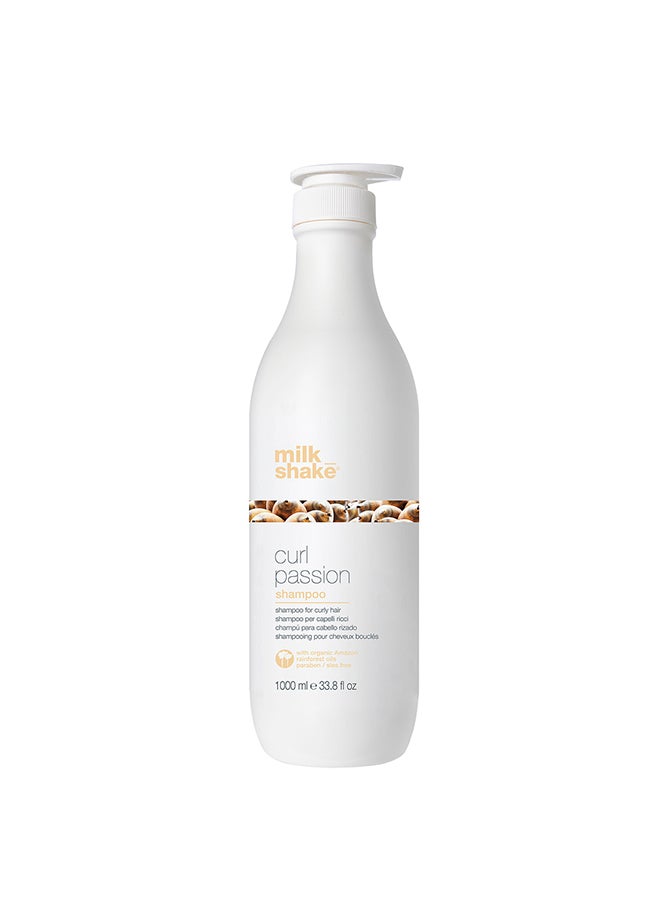 Milk Shake Curl Passion Conditioner with Organic Pracaxi & Babassu Oils – Paraben-Free Conditioner for Curly Hair – Hydrating, Anti-Frizz, Softening & Defining Formula with Quinoa & Milk Proteins for Bouncy, Long-Lasting Curls, 1 Ltr - Image 1