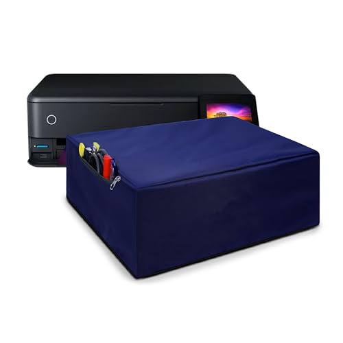 Alifiya Dust Proof Washable Printer Cover for Epson L8180 Multi-function Color Inkjet Printer - Blue - Image 1