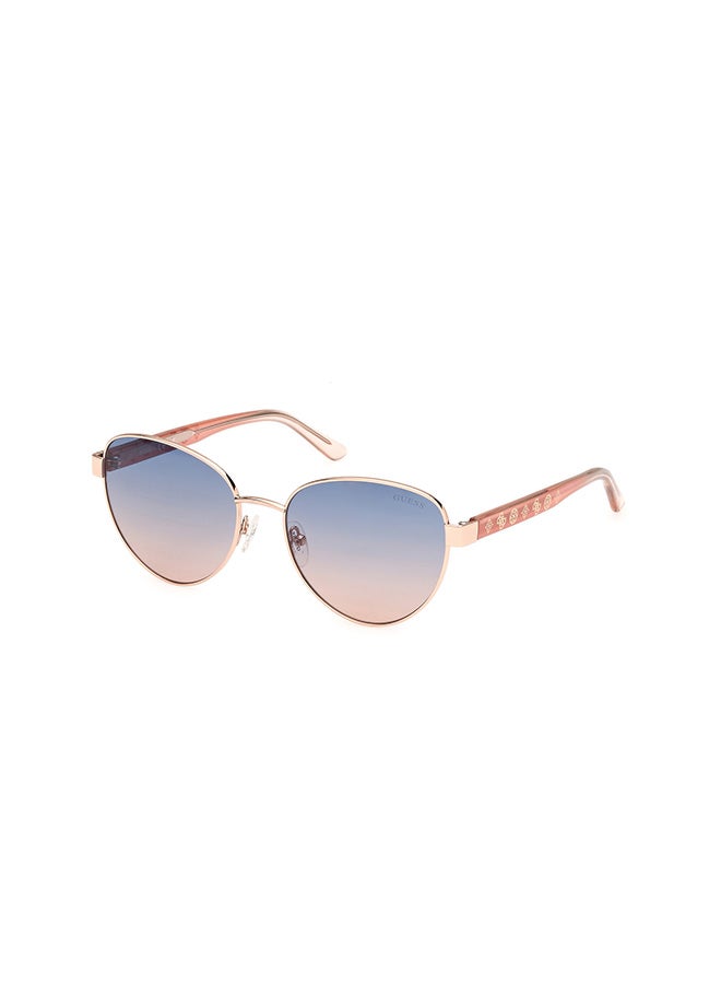 GUESS Women's UV Protection Round Sunglasses - GU0010128W55 - Lens Size: 55 Mm - Image 1