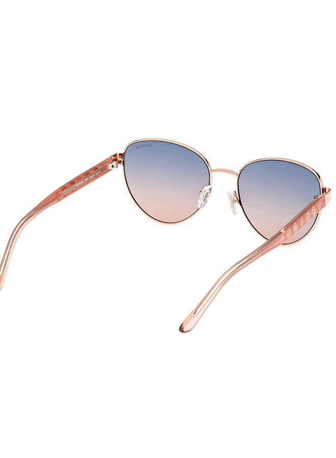 GUESS Women's UV Protection Round Sunglasses - GU0010128W55 - Lens Size: 55 Mm - Image 5