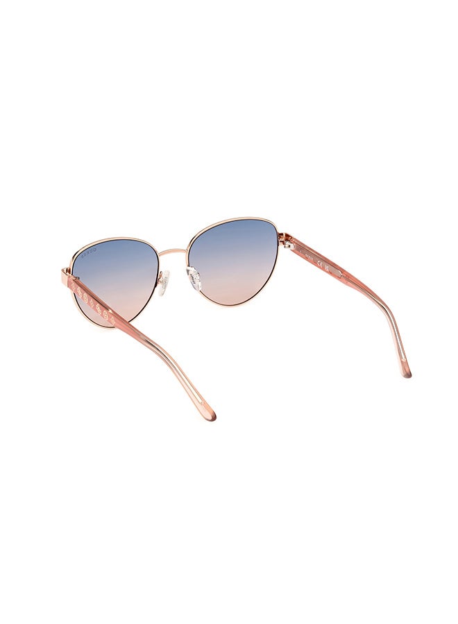 GUESS Women's UV Protection Round Sunglasses - GU0010128W55 - Lens Size: 55 Mm - Image 3