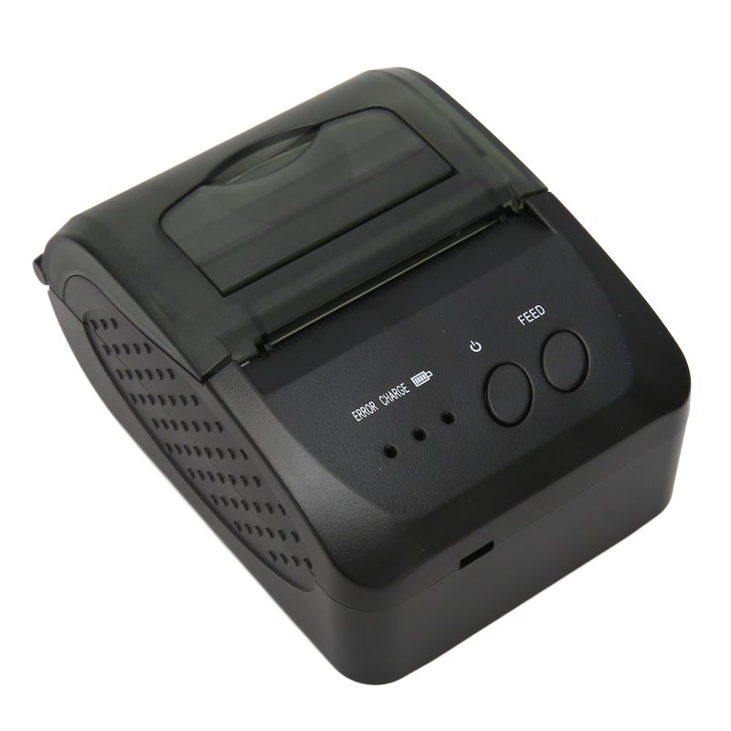 58mm Thermal Printer 90mm/s Fast Printing Shipping Label Printer - Toothed Blade Rechargeable Battery Desktop Label Printer for Super Markets Retail - Image 2