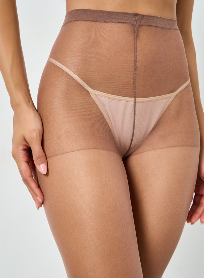 ستايلي جوارب طويلة سادة شفافة - Image 2