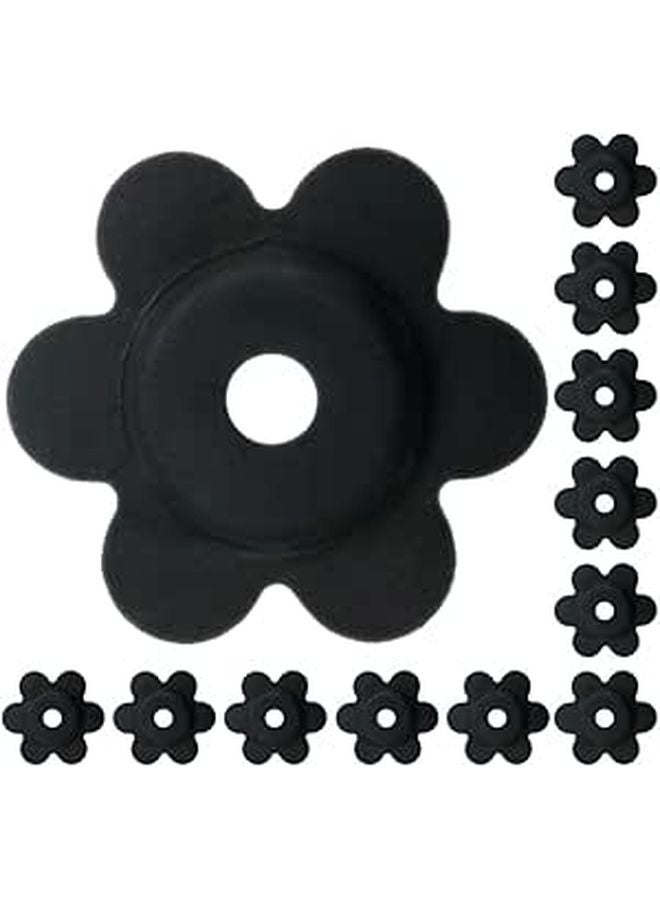 12 Pack Garden Flag Stoppers Weather Resistant Easy Installation Lawn Decor Plugs - Image 1