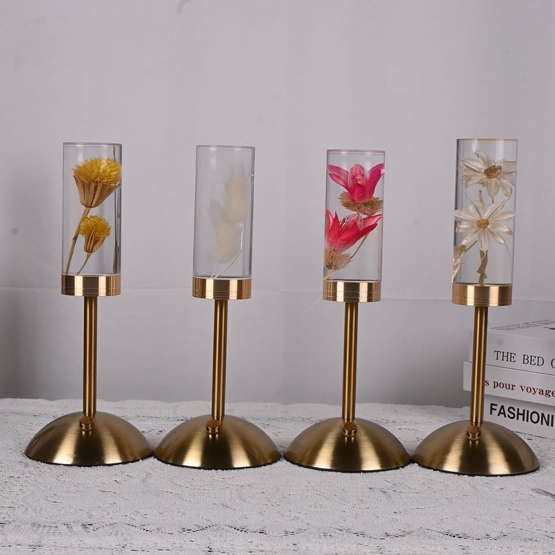 Dandelion LED Desk Lamp Three Tone Lighting Night Light Bedside Atmosphere Decoration - Image 3