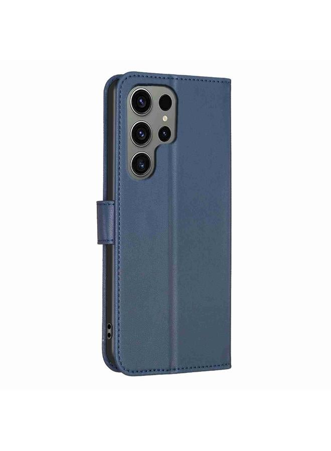 S-TOP Case For Samsung Galaxy S24 Ultra 5G Four-leaf Embossed Leather Phone Case - Image 3