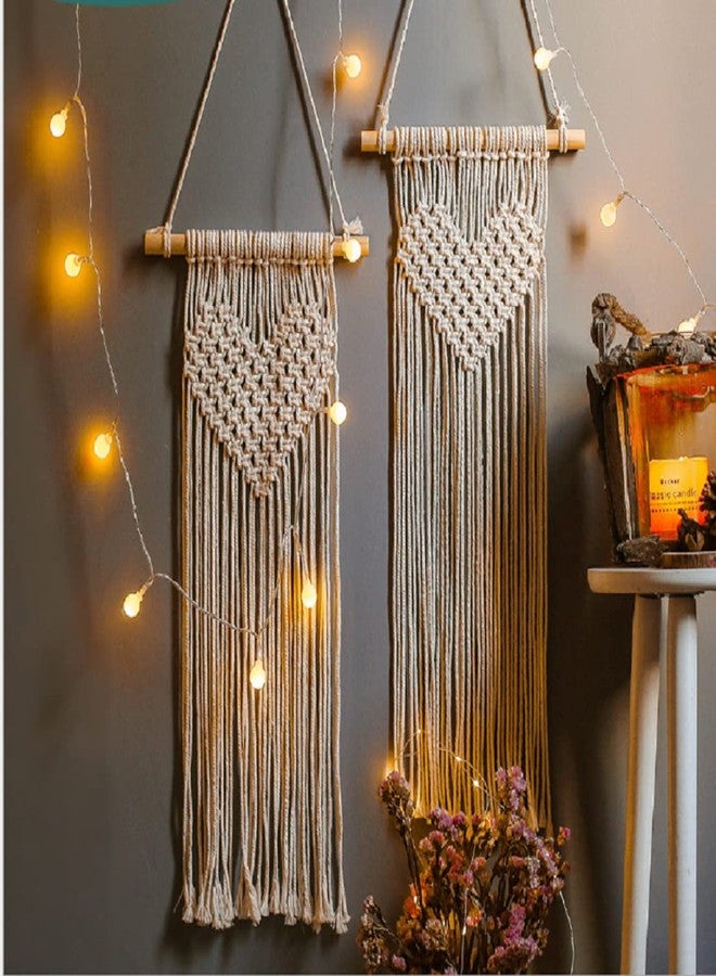 Cottoncube Abstract Macrame 100% Cotton Handmade Bohomeain Style Wall Hanging Large Size for Beautiful Wall Decoration, Medium, White - Image 1