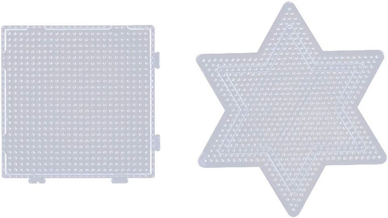 comfrt 4pcs Fuse Beads Boards Clear Plastic Pegboards Craft Trays Templates for DIY Craft Kids Birthday Party Favor 2.6mm - Image 4