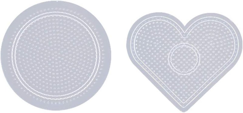 comfrt 4pcs Fuse Beads Boards Clear Plastic Pegboards Craft Trays Templates for DIY Craft Kids Birthday Party Favor 2.6mm - Image 5