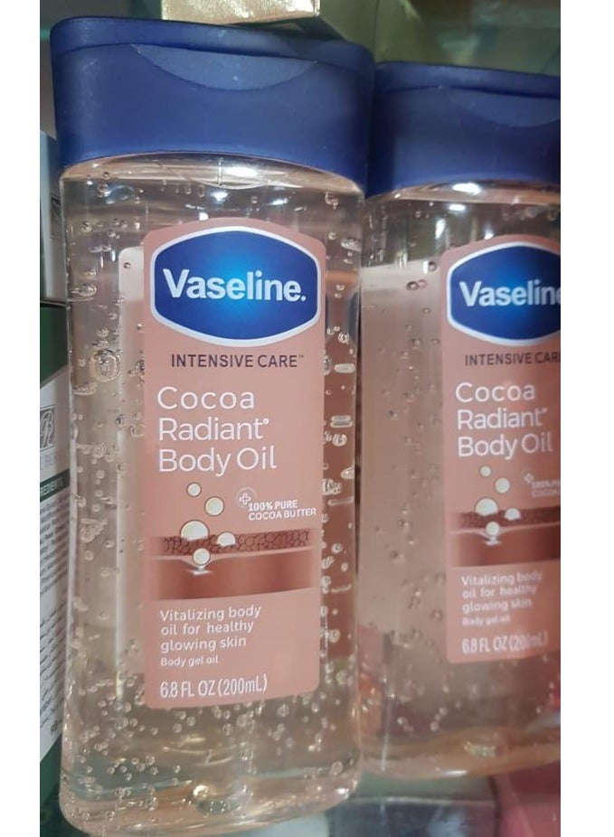 Vaseline Intensive Care Cocoa Radiant Vitalizing Body Oil 2 x 200ml - Image 5