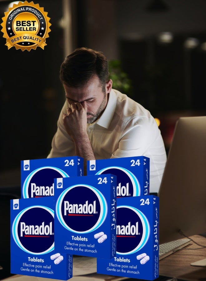 Panadol 5 Pieces Panadol 24 Tablets - Image 1